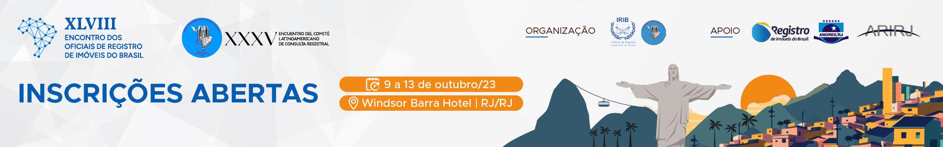 XLVIII Encontro dos Oficiais de Registro de Imóveis do Brasil