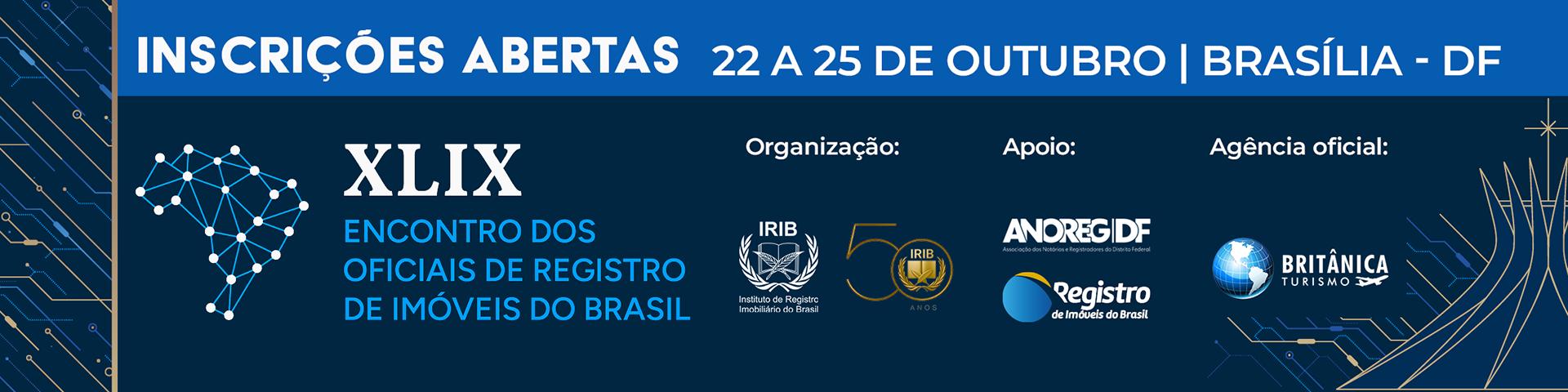 XLIX Encontro dos Oficiais de Registro de Imóveis do Brasil