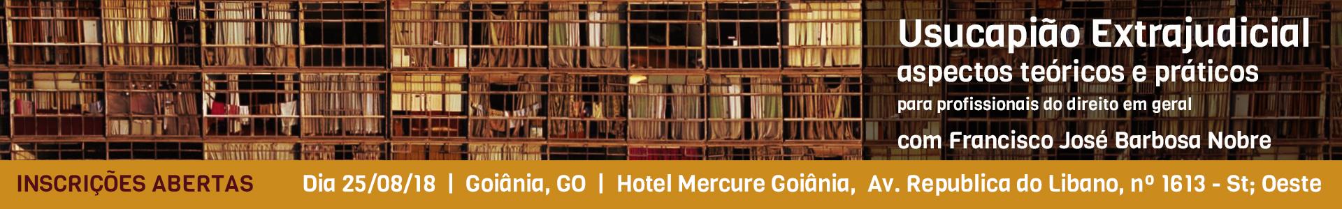 Curso Usucapião Extrajudicial em Goiânia